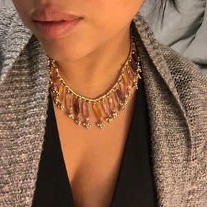 Anthro Ombré Bell Necklace